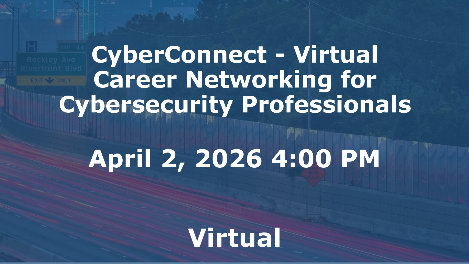 CyberConnect - Virtual Career Networking for Cybersecurity Professionals event image